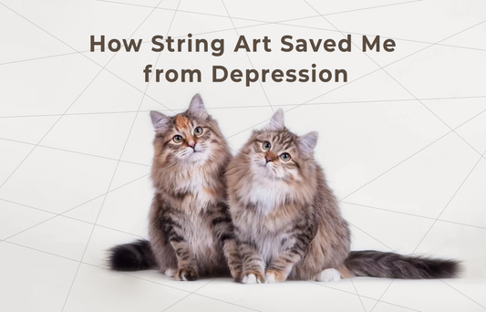 How String Art Saved Me from Depression After Losing My Cat, Macy